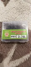 High-Carbon-Steel-Hook Bait Hook Soft-Bait 100PCS with High-Efficiency Boxed