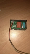 AC 70-500V 0,56 LED Digital del voltímetro del medidor de voltaje de voltios de instrumento herramienta 2 cables rojo verde azul pantalla 110V 220V de 0,56 pulgadas