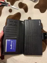 Carteras de hombre Baellerry estilo largo de alta calidad de titular de la tarjeta de hombre bolso cremallera de gran capacidad marca PU Cartera de cuero para hombres