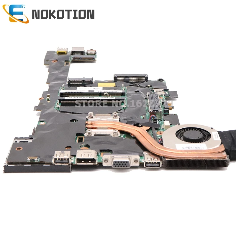 NOKOTION Laptop Motherboard for Lenovo Thinkpad Tablet X220 Tablet X220T I7-2620M CPU QM67 GMA HD3000 DDR3 04Y1810 MAIN BOARD