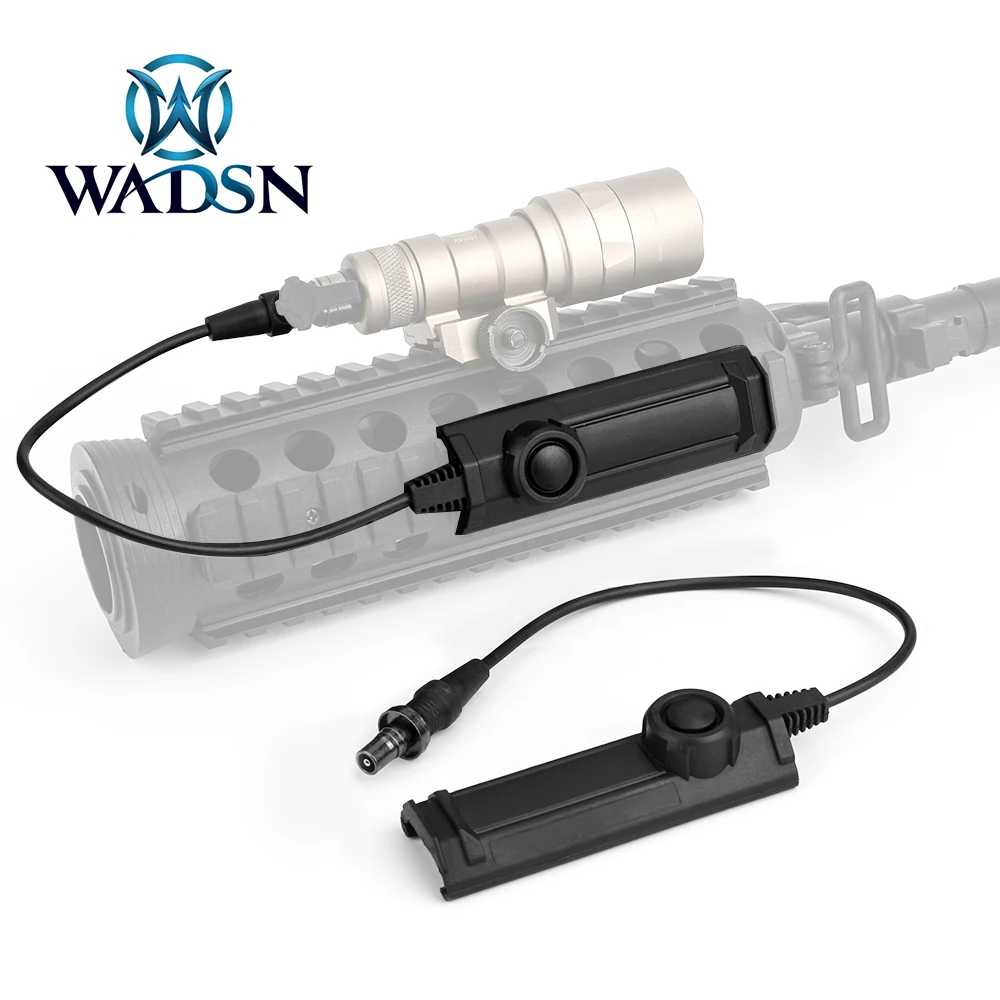 

WADSN Tactical M300 M600 M900 Series Flashlight Dual Pressure Tape Switch Airsoft Moment Constant On/Off Weapon Lights Tail