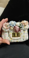 Mini bolso de mano para niña, bolsa de mensajero de perlas de princesa para niña, bolso cruzado de princesa, bolso de mano, 2021