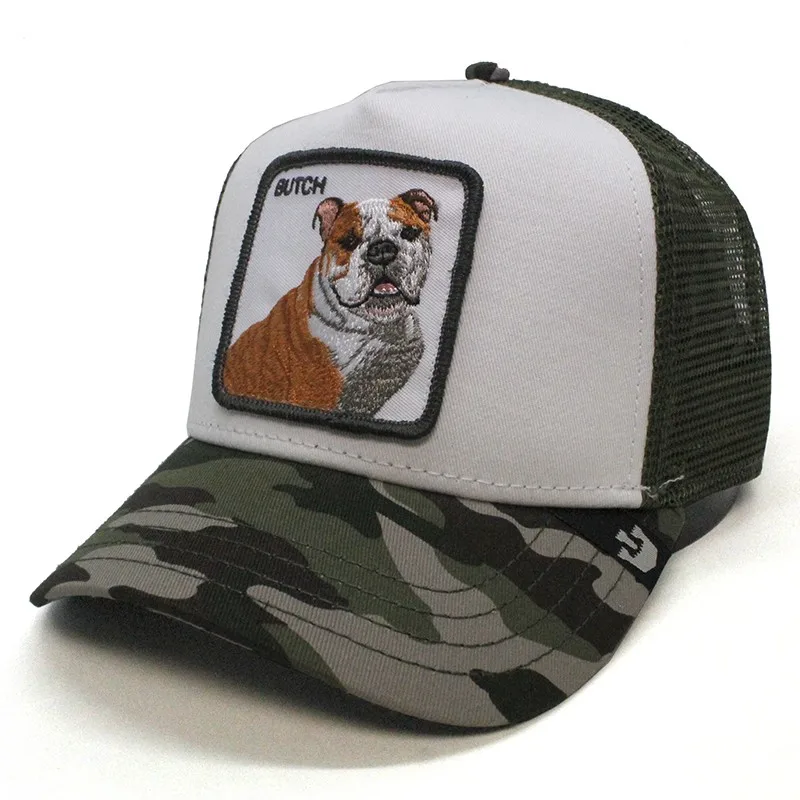 Gorra trucker Goorin Bros Perro Bulldog ɻutch' в разных цветах talla Взрослый Регулируемый унисекс