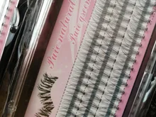 Pestañas de racimo de 60 clústeres/caja, pestañas de extensión de pestañas individuales gruesas bunches maquillaje profesional pestañas postizas