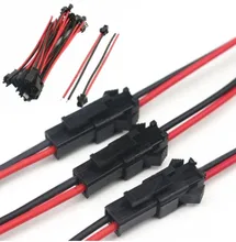 20 unids/set conector macho a hembra conector de cable de Terminal cable con Terminal para LED Downlight lámpara de techo