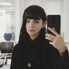 XINRAN-flequillo postizo de pelo sintético, extensión de cabello con Clip, flequillo de aire, negro y marrón