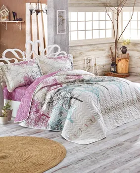 

Ranforce Double Modern Bedspread 100% Cotton texture