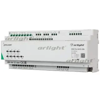 

025664 intelligent Arlight relay module knx-724-sw10-din (bus, 24x10A)-1 pc. Arlight