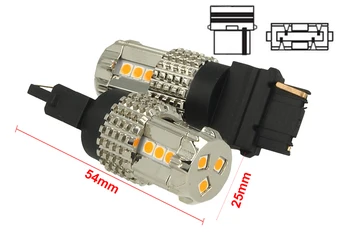 

Led lamp 3156 T25 PY27W 12V 45W No Polarita orange Super bright for Arrows