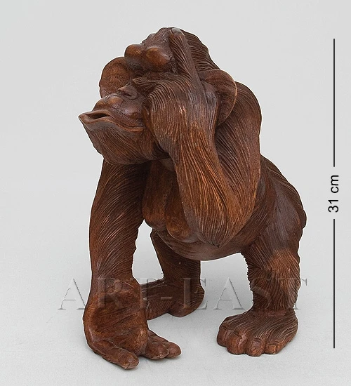 фигурка декор три обезьянки. фигурка обезьяны. Schleich орангутанг. статуэтка макаки. сувенир обезьяна с камнем.