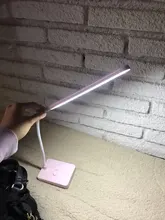 Desk-Lamp Reading-Light Dimmable Eye-Protection Study Usb-Charging Folding Touch-Switch