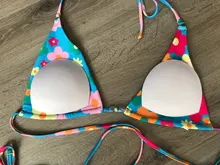 Rinabe-Bikini con estampado Floral para mujer, traje de baño de dos piezas con estampado Floral, cintura baja, 2021