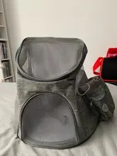 Bolsa de malla portátil para perros, mochila transpirable para perros, bolsa para transportar la portátil al aire libre