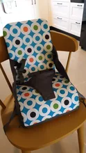 Cojín de refuerzo para bebé, almohadilla de silla aumentada para niños, antideslizante, impermeable, cojín para comedor, silla ajustable