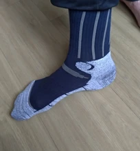 3 par/lote más gruesa de invierno térmico pesca calcetines de esquí de las mujeres de los hombres calcetines para correr y ciclismo deportes Thermosocks escalada senderismo Calcetines