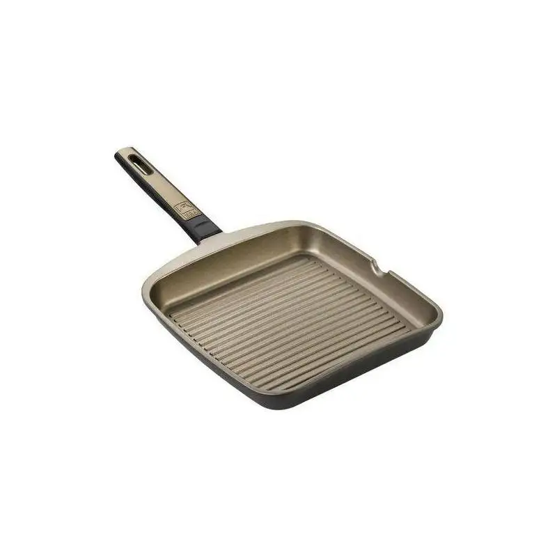 Skillet Spit with Stripes BRA A121413 28 cm Grill Brown