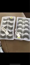 5 par/set de pelo falso de visón pestañas postizas crujientes mullidas gruesas naturales y mullidas hechas a mano utensilios de maquillaje para ojos libres de crueldad