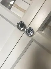 Wardrobe Handles Hardware Drawer Pull Cupboard Glass-Knobs Cabinet-Door Crystal Diamond-Shape