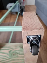 Ruedas giratorias de goma suave para muebles rueda giratoria plateada para Carro de plataforma, accesorios para el hogar, 4 Uds.