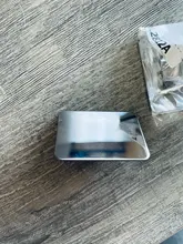 Profesional de acero inoxidable mezclados paleta ajustable anillo uñas arte cosmético base de maquillaje Gel mezclar pintura de herramienta de la manicura