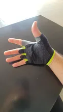 Guantes de ciclismo para deportes al aire libre, protectores de mano en malla, transpirables, accesorios de bicicleta antideslizantes, cubre la mitad de los dedos