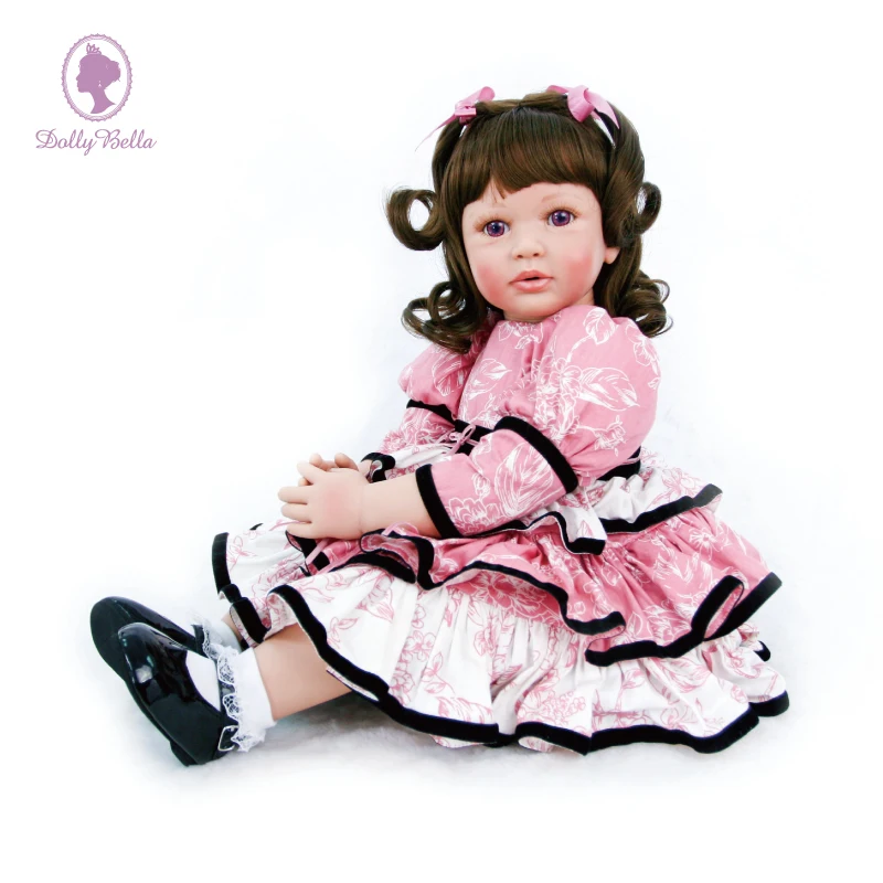 60 см Силиконовая голова руки и ноги с одеждой тела реалистичные Reborn Baby лучшая виниловая кукла предназначена для коллекционеров Deeply Belie