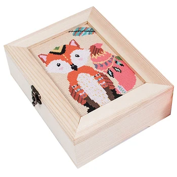 

12008 set for embroidery and decoupage matrenin Posad 'этнолисичка '22 х17х6,5 cm