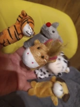 Plush-Doll Finger-Puppets Animals Hand-Cartoon Baby Theater Mini Children Educational
