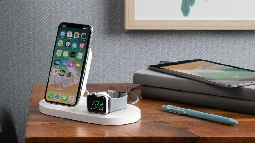 Беспроводная док станция Belkin BoostUp F8J235vfWHT для iPhone/Apple Watch (White)|Подставки планшетов| |