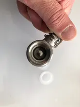 Female Straight Two-pieces Full Ports 304 Stainless Steel Ball Valve