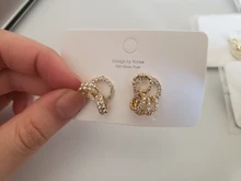 Circle-Earrings Elegant Korean Real Gold Super-Shining Women Zirconia for 14k AAA Birthday-Gift