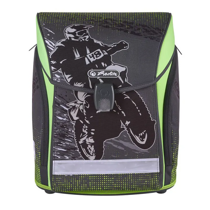 Ранец школьный Herlitz 50020461New Midi Motorcross Херлиц Нью Миди Мотокросс для
