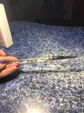 Nuevo pincel brillante para manicura, para polvo acrílico, 100%, nailon, acrílico, redondo, 7 tamaños