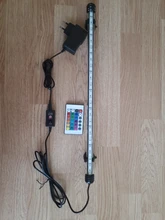Aquarium-Light Fish-Tank-Lamp Waterproof Submersible LED Plant 110v 220V RGB 19-49CM