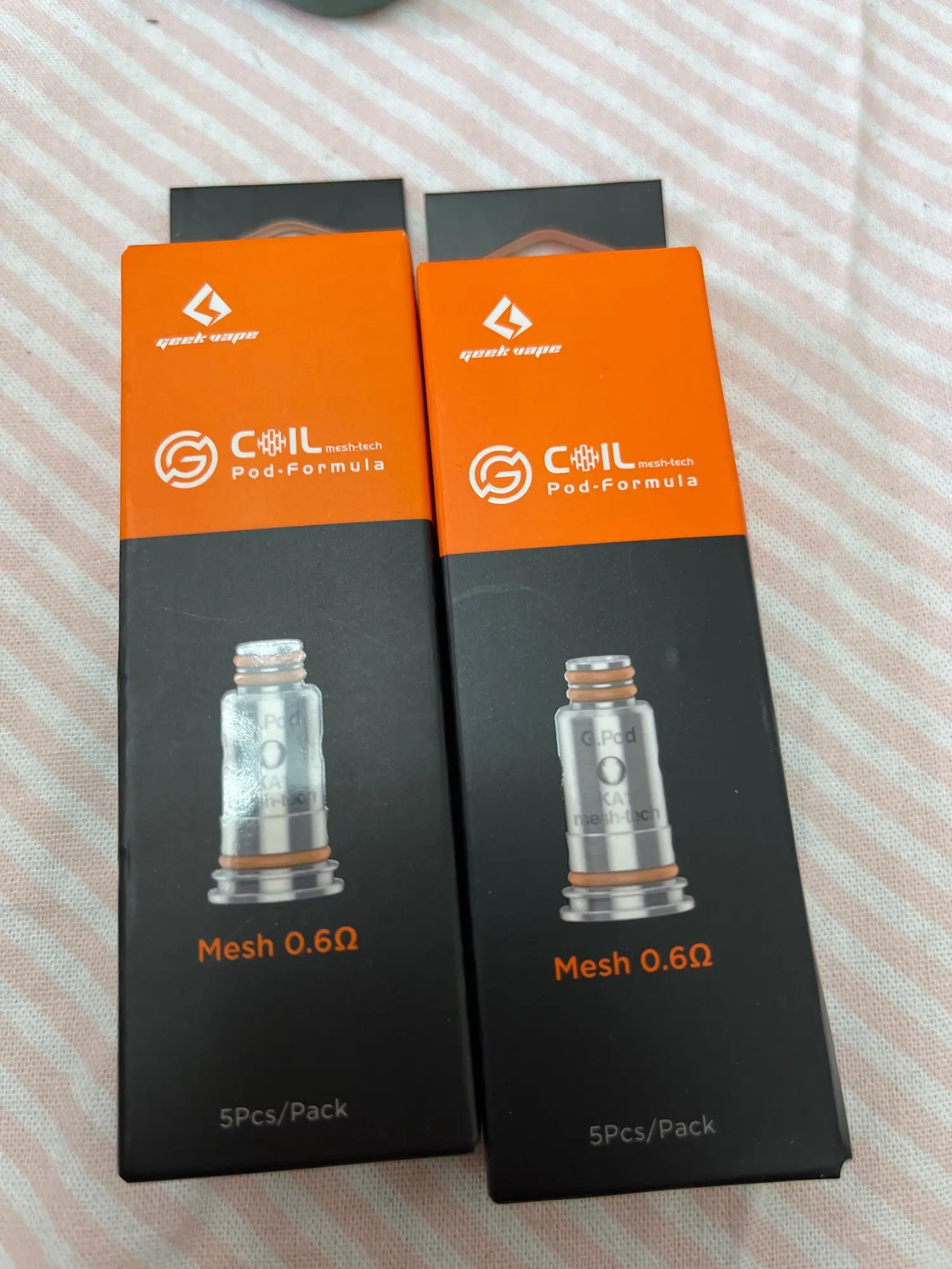 Geekvape – bobine G, tête de série G, pour Aegis Pod / Wenax Stylus / Wenax C1, 0,6 ohm, 1,2 ohm, 0,8 ohm, 5 pièces/paquet photo review