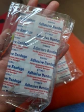 Cinta adhesiva de PU impermeable para vendaje de heridas, 20 unidades