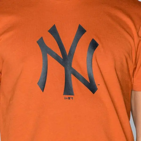 Футболка New Was New York Yankees оранжевая, логотип Oxid