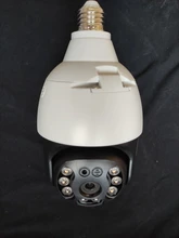 Conector E27 de bombilla de 3MP, cámara Ip, Wifi, PTZ, Zoom Digital resistente al agua, fácil instalación para uso en interiores y exteriores, Ycc365plus