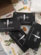 Cartucho para tatuar agujas RL RS RM M1, aguja de tatuaje esterilizada de seguridad, desechable, para máquinas de cartucho, agarres