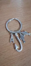 LLavero de pesca con pez y gancho, joyería de Color plateado, pescador, amo la llave colgante, pez, moda 2021