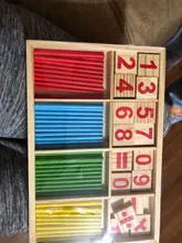 Matching-Board-Toys Math-Counting-Stick-Set Brain-Game Early-Childhood Wooden Digital