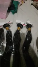Extensiones de cabello humano peruano con cierre de encaje, mechones rectos de 30 pulgadas, 4x4, cierre HD 5x5, 3/4 mechones