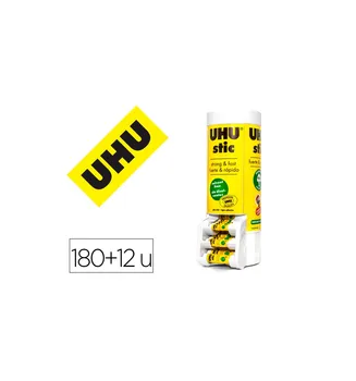 

BATCH GLUES IMEDIO-UHU 180 UNITS ASSORTED + 12 UHU BAR 21 GR FREE