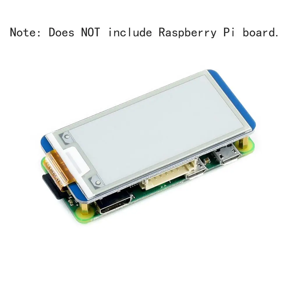 2.13inch E-Paper E-ink Screen HAT for RPI RasPi Raspberry Pi Zero 2 W 3 B 4 5 Development Expansion Board Projects Accessories 2