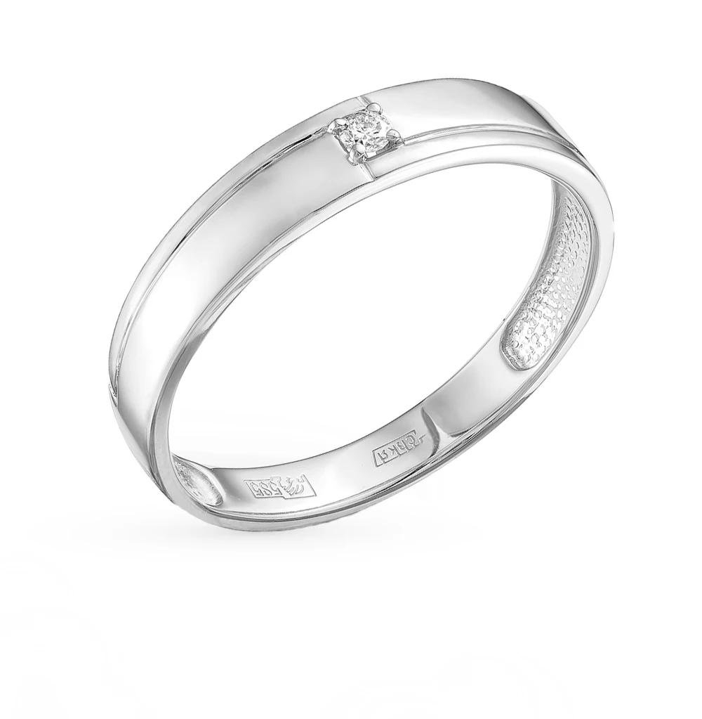 Золотое кольцо с бриллиантами SUNLIGHT проба 585