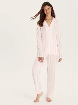 

Striped Viscose Pajamas set