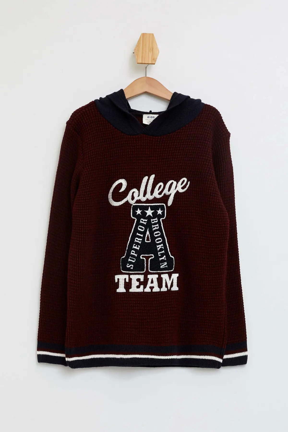 

DeFacto Autumn Hoodies Boy Fashion Loose Sweatshirt Kids Casual Letter Print Pullover Comfort Long Sleeves Tops New- L0527A619WN