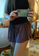 Running-Shorts Marathon Loose Quick-Dry Summer Women Cretkoav Breathable 2-In-1