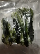 Silicone Bait Float Wobbler Shrimp Lobster Worm Fishing-Lure Lizards Twintails 4pcs 2g