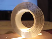 Cinta mágica Nano de doble cara, transparente, reutilizable, impermeable, Gekkotape para el hogar, 1M/2M/3/5M